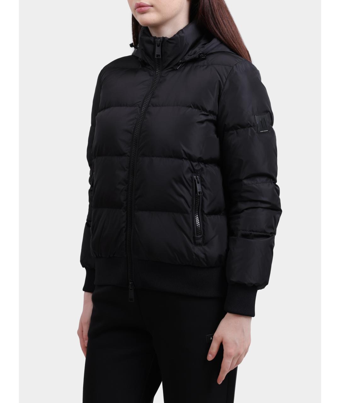 ARMANI EXCHANGE Черный пуховик, фото 5