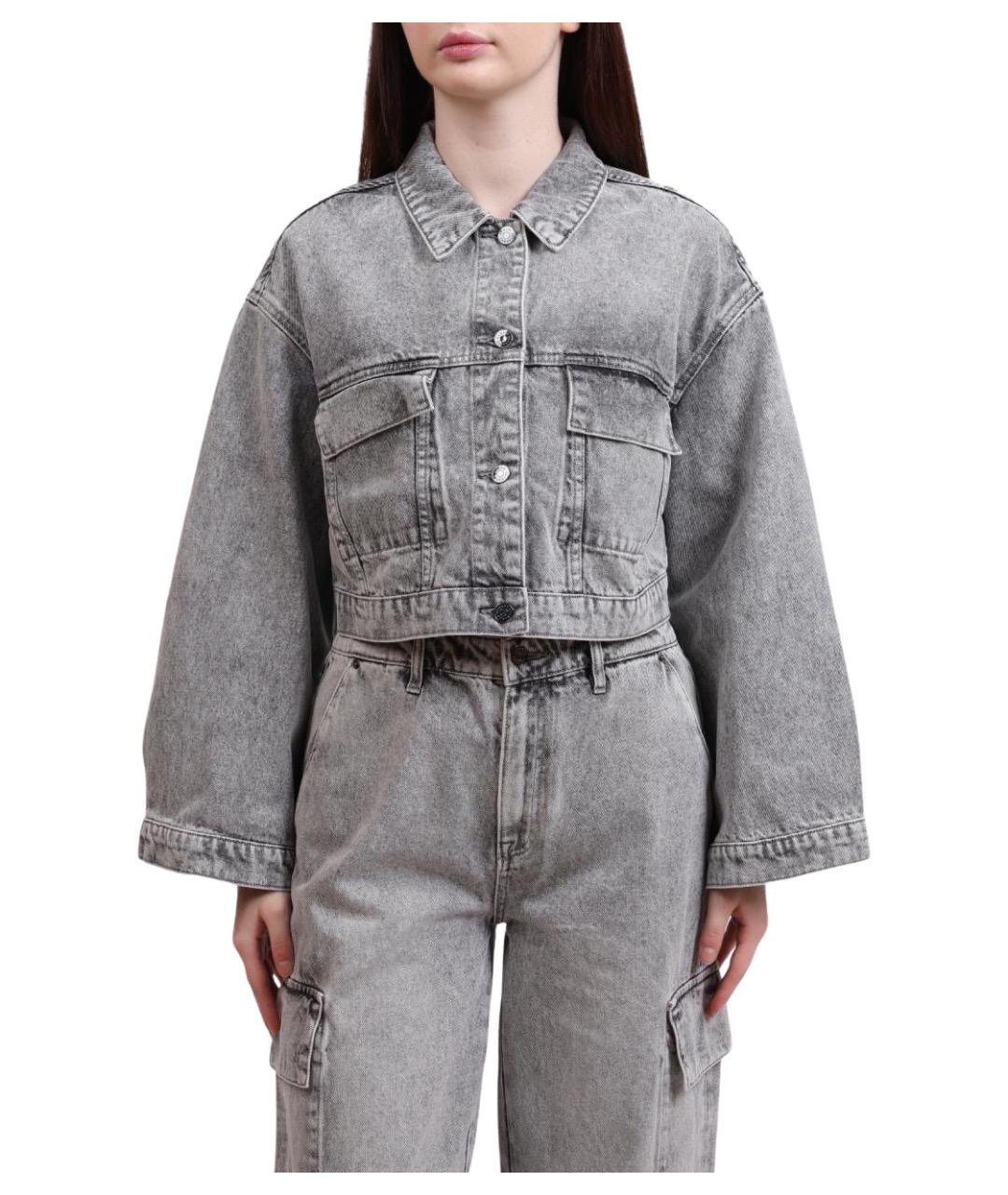 ARMANI EXCHANGE Серая хлопковая куртка, фото 1