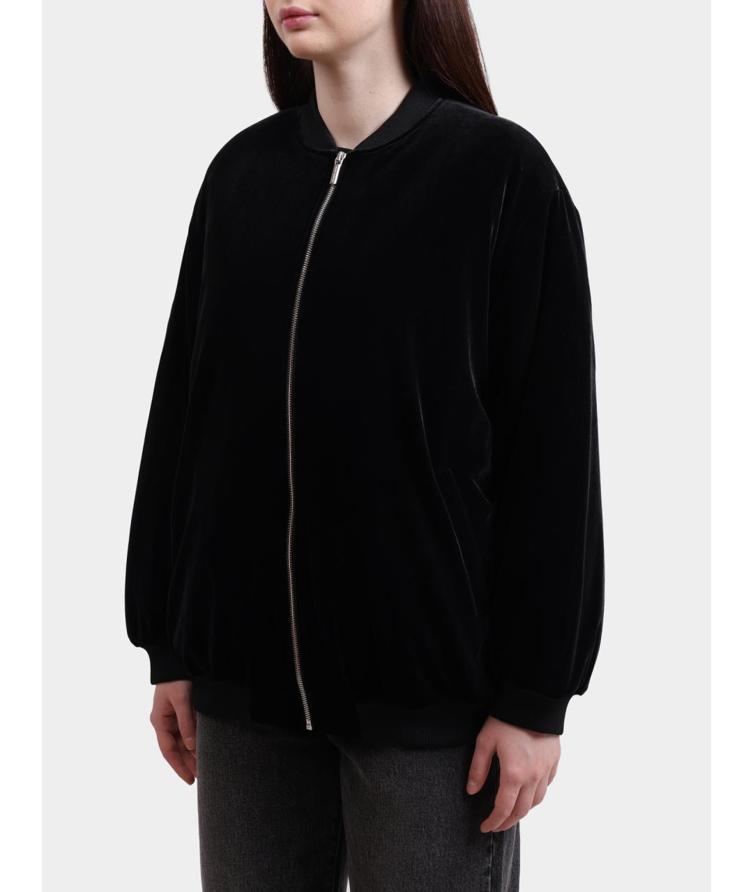 ARMANI EXCHANGE Черная бархатная куртка, фото 3