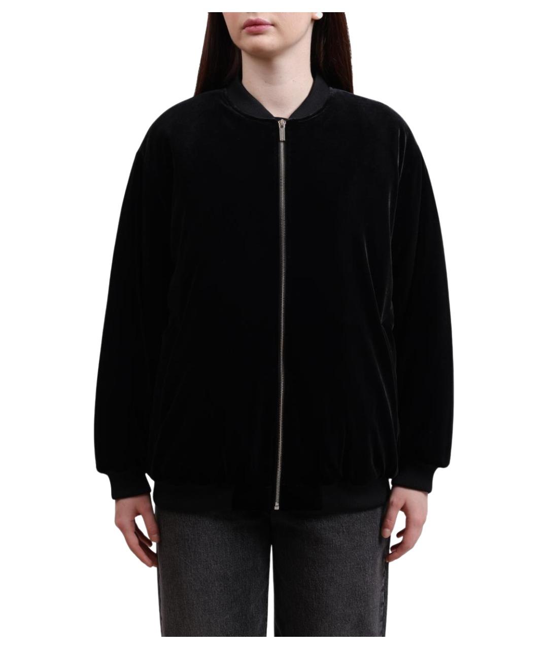 ARMANI EXCHANGE Черная бархатная куртка, фото 1