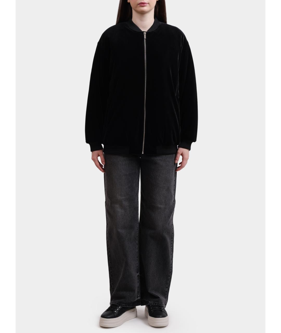 ARMANI EXCHANGE Черная бархатная куртка, фото 2