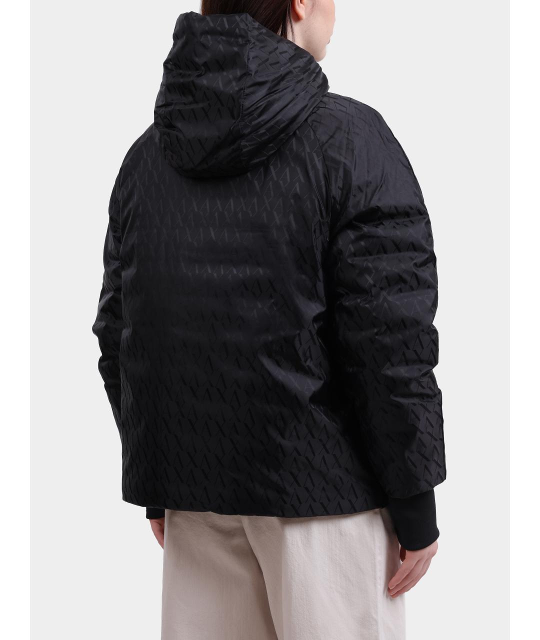 ARMANI EXCHANGE Черная полиамидовая куртка, фото 4