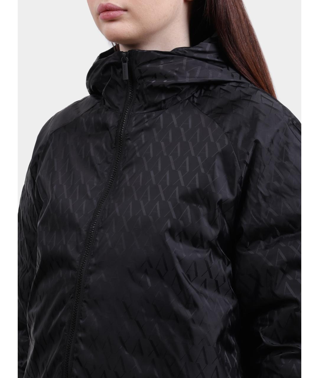 ARMANI EXCHANGE Черная полиамидовая куртка, фото 2