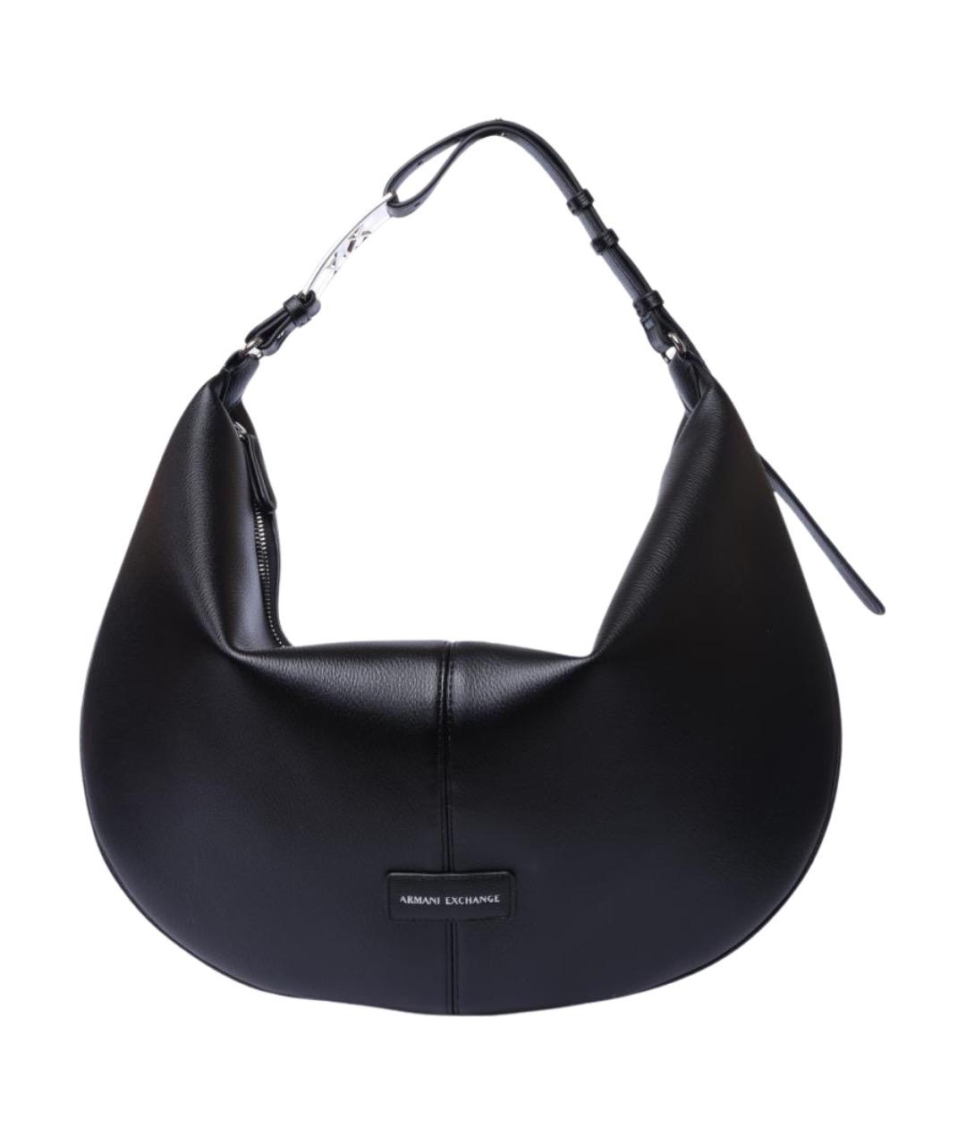 ARMANI EXCHANGE Черная сумка через плечо из искусственной кожи, фото 1