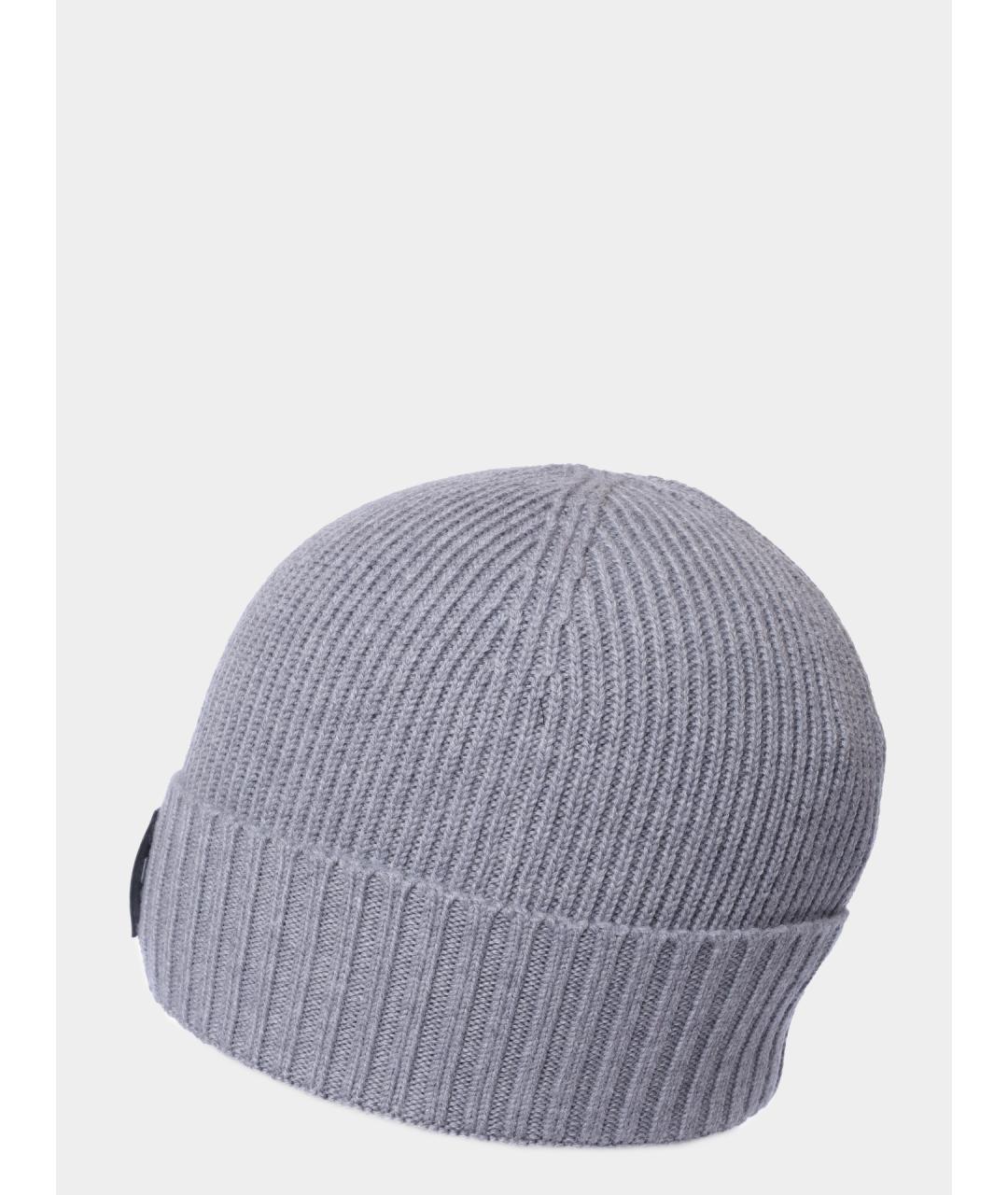 HUGO BOSS Серая шапка, фото 2