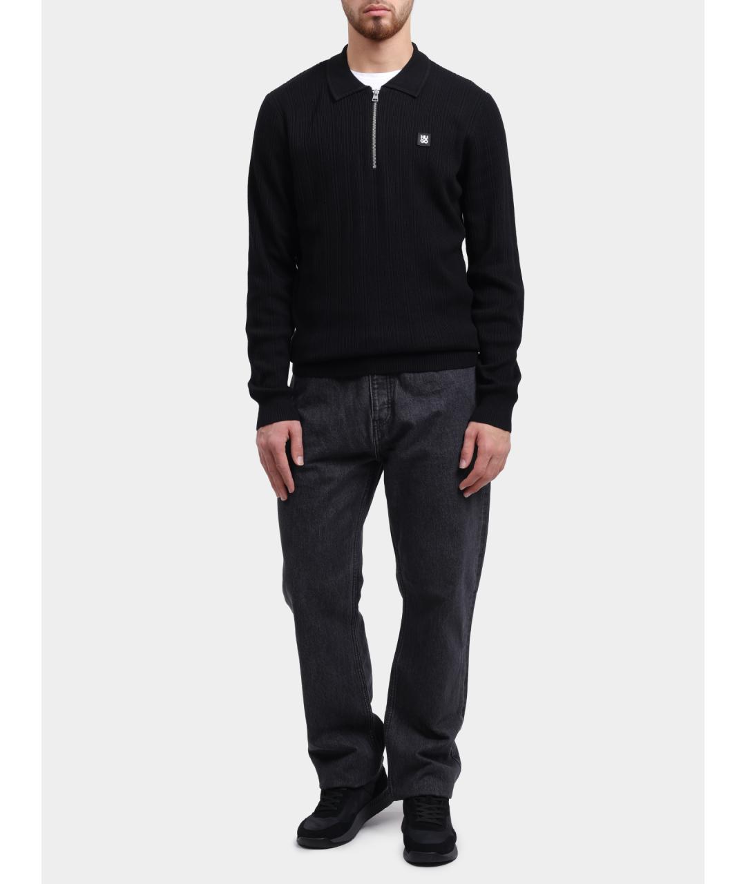 HUGO Черный джемпер / свитер, фото 2