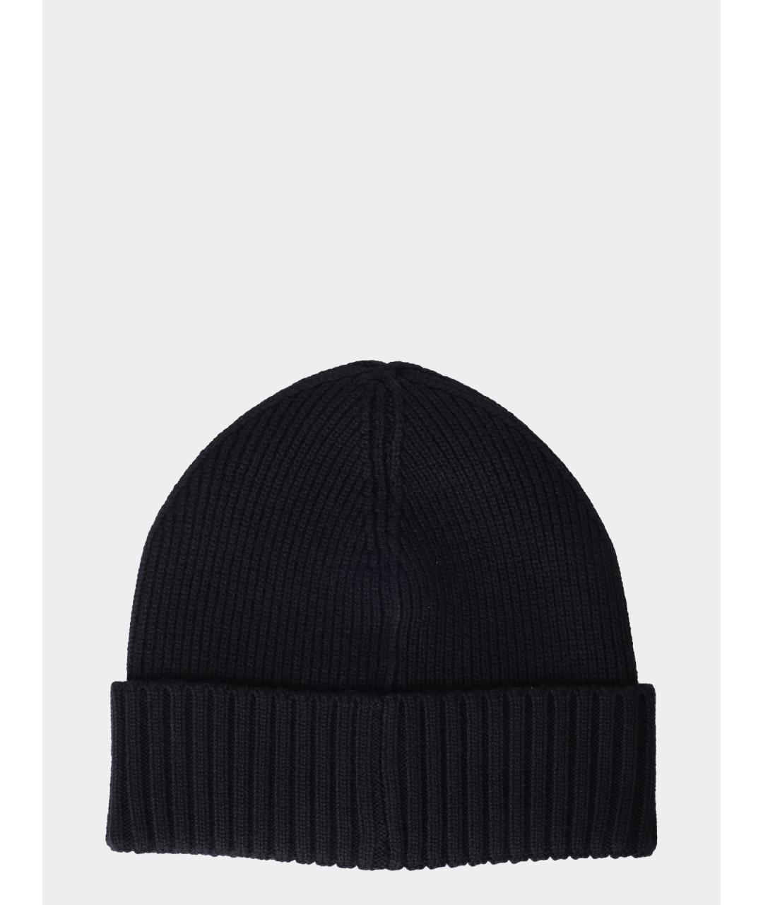 HUGO BOSS Черная шерстяная шапка, фото 4