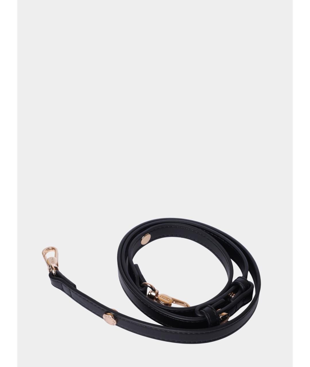 LIU JO Черная сумка через плечо из искусственной кожи, фото 6