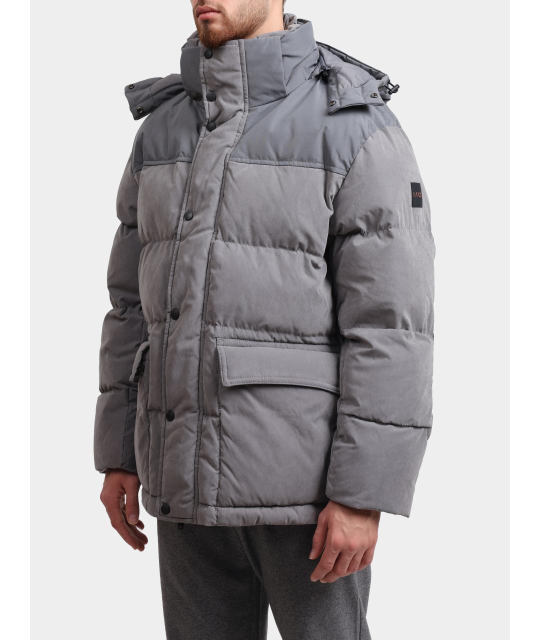 HUGO BOSS Серая куртка, фото 3