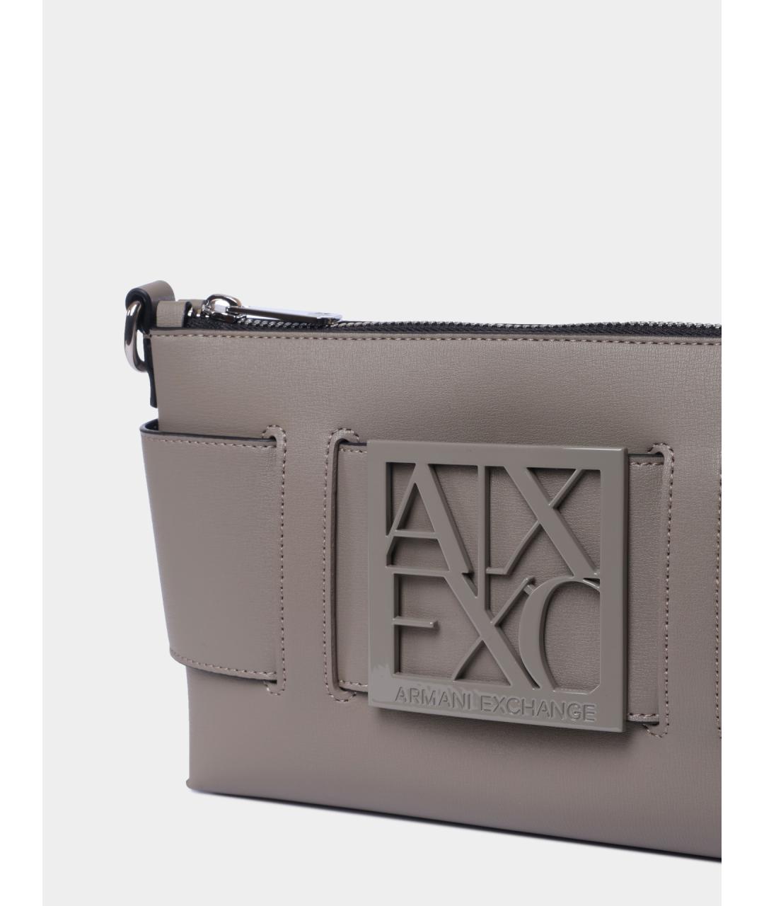 ARMANI EXCHANGE Бежевая сумка через плечо, фото 3