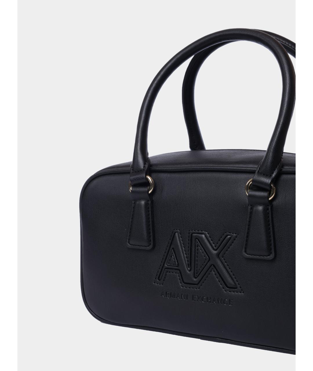 ARMANI EXCHANGE Черная сумка тоут, фото 3