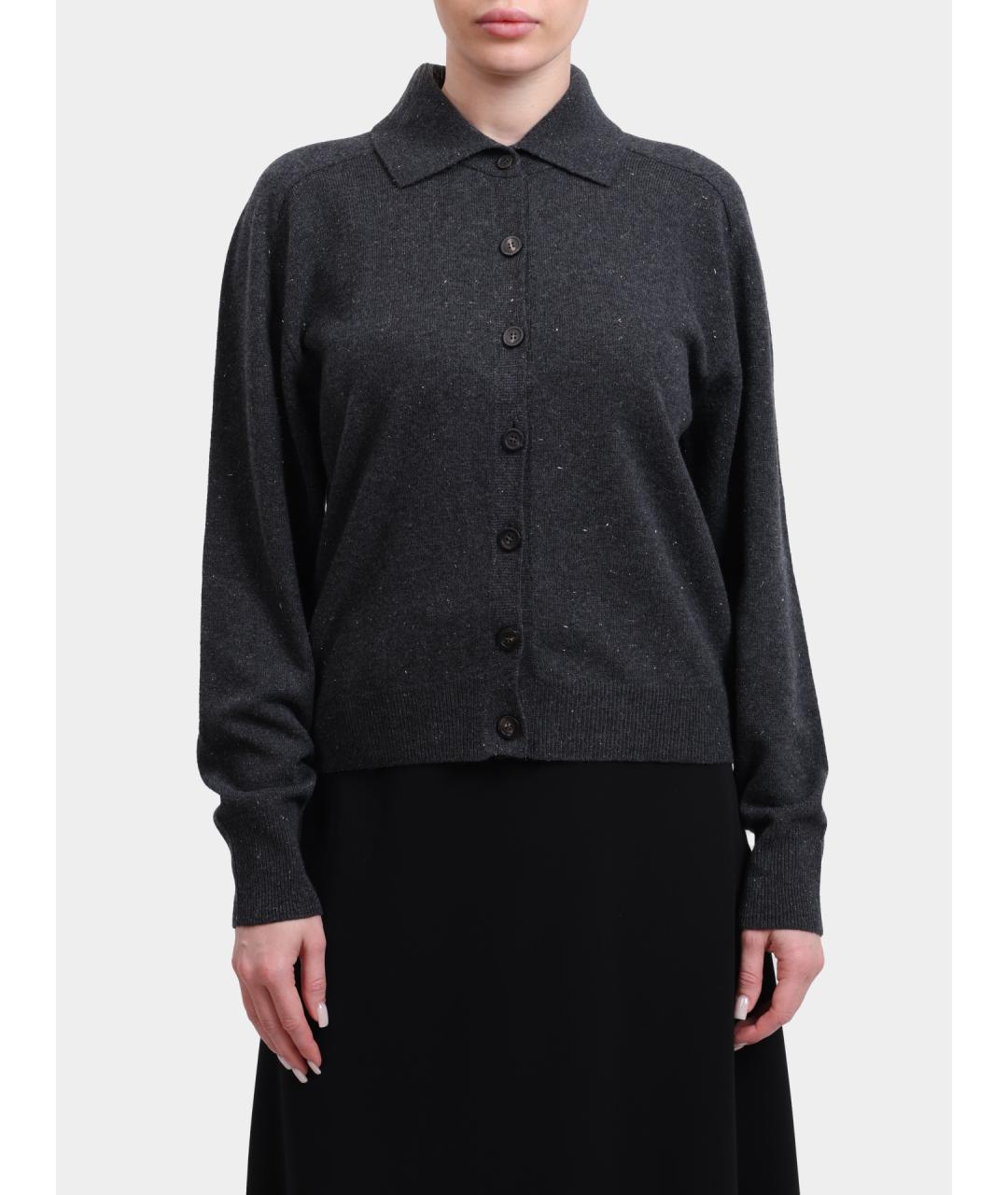 PESERICO Серый шерстяной кардиган, фото 5