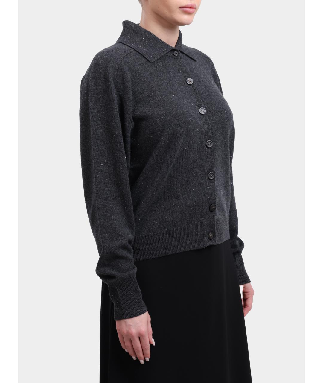 PESERICO Серый шерстяной кардиган, фото 3
