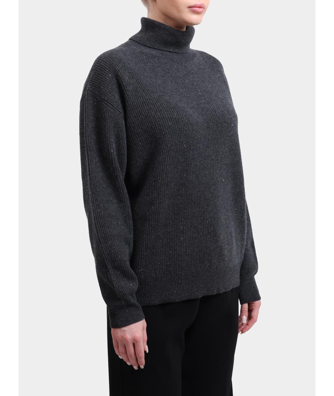 PESERICO Черный джемпер / свитер, фото 3