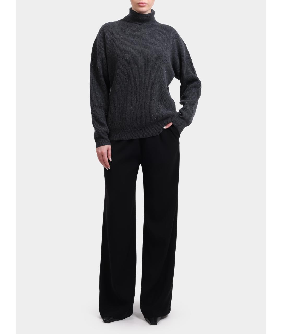 PESERICO Черный джемпер / свитер, фото 2