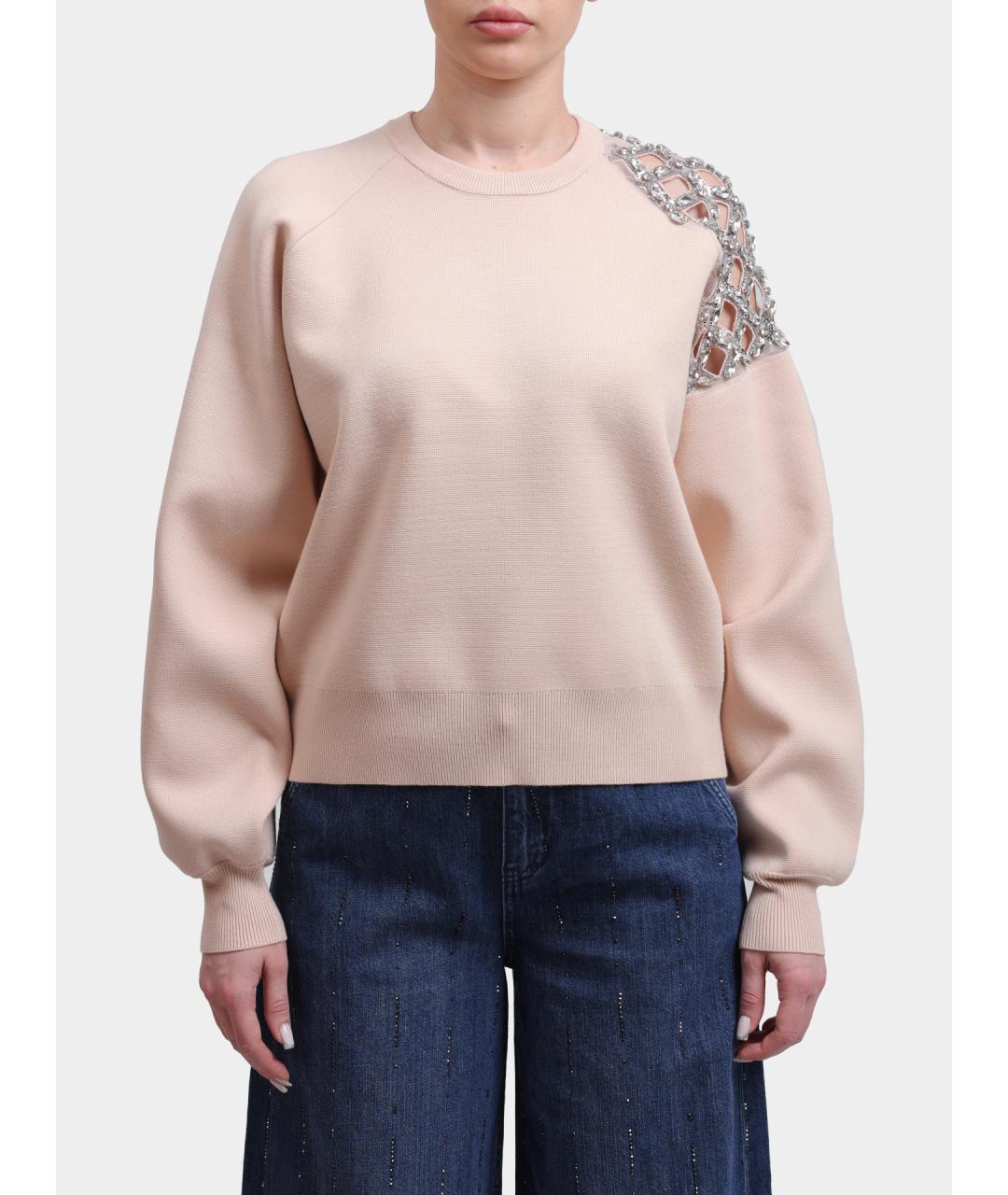 LIU JO Розовый джемпер / свитер, фото 5