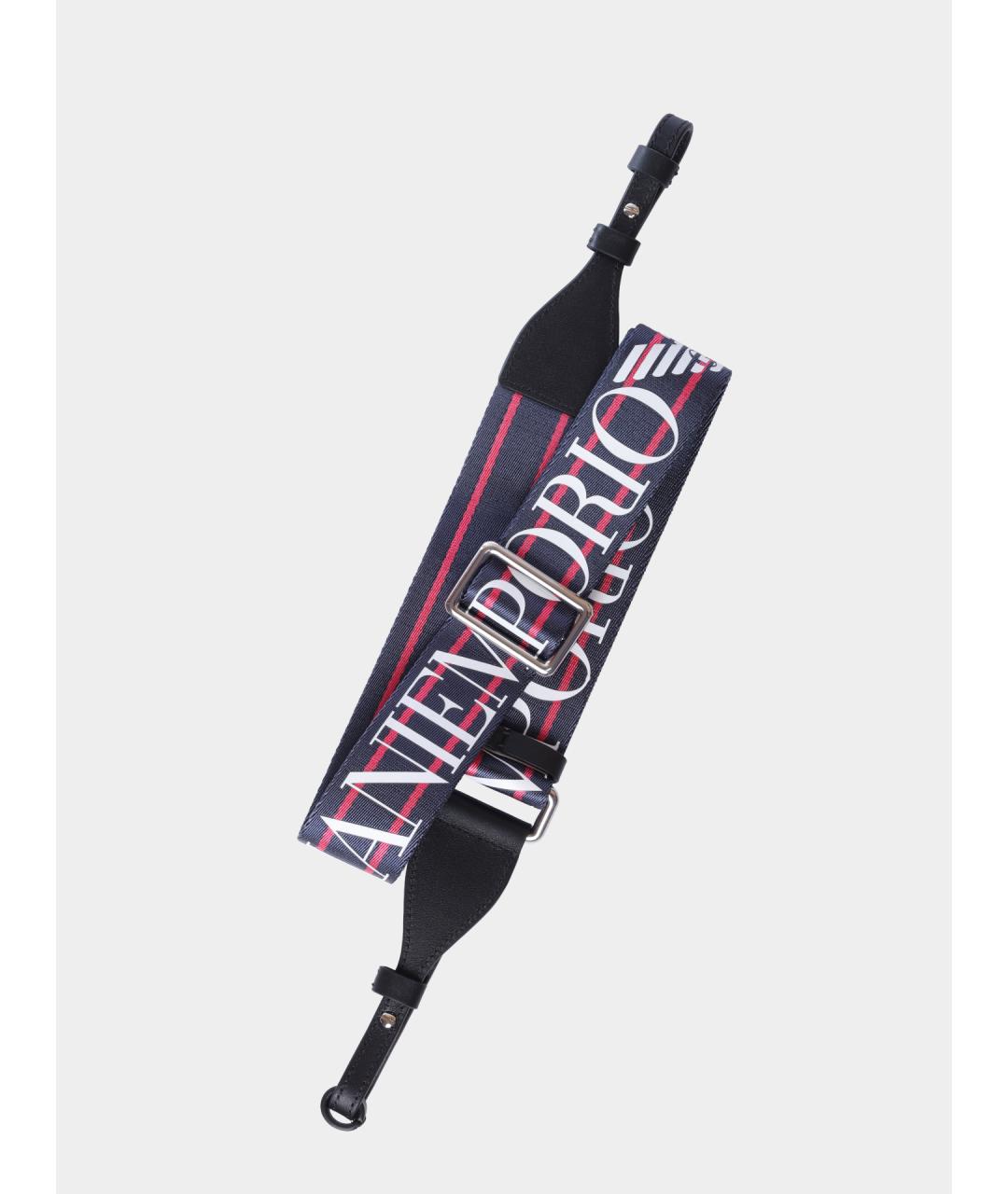 EMPORIO ARMANI Черная кожаная сумка тоут, фото 6