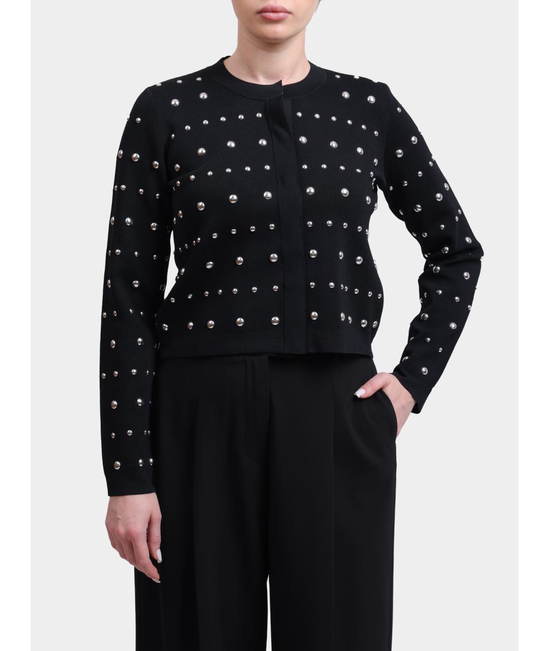 LIU JO Черный вискозный кардиган, фото 5