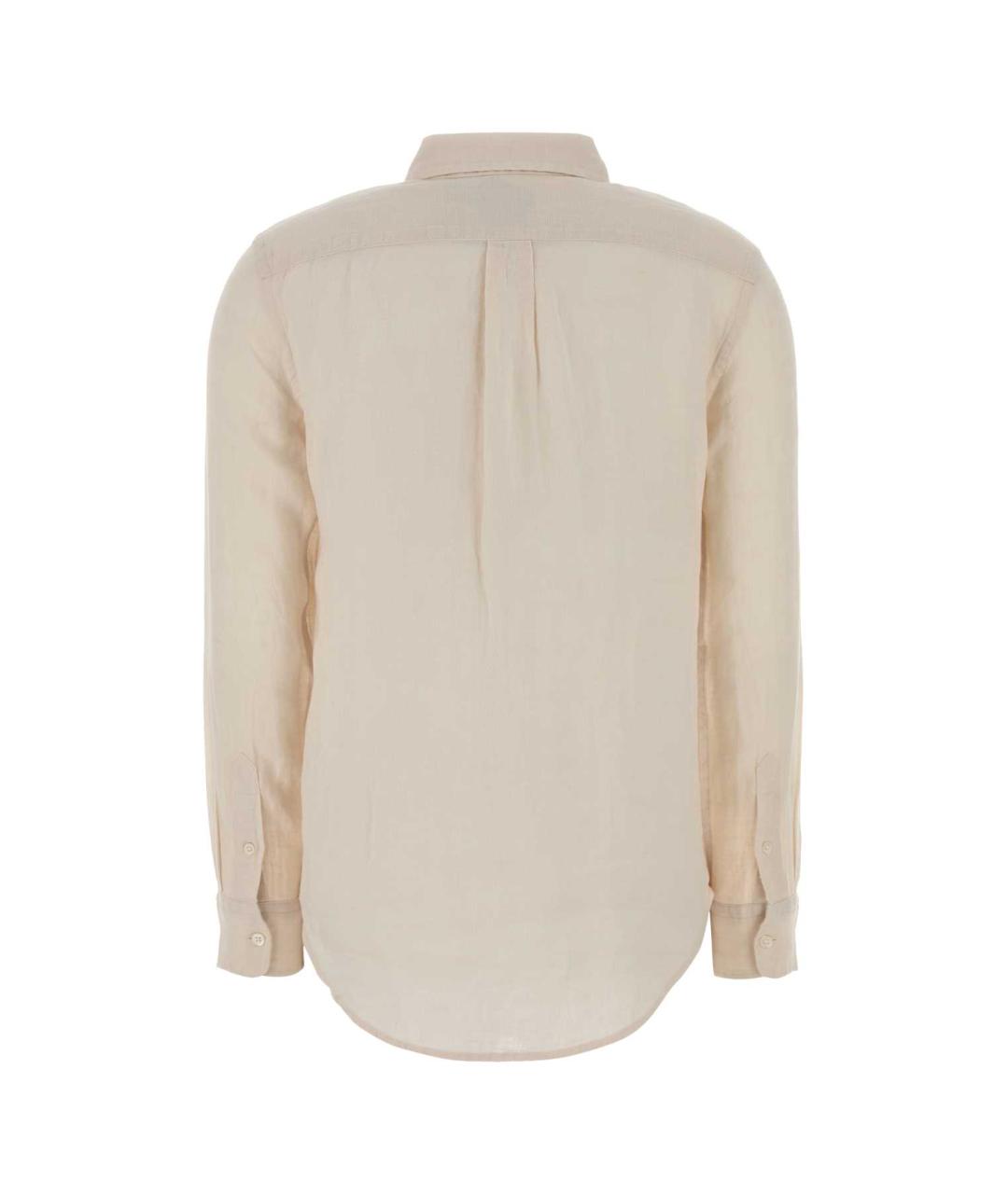 POLO RALPH LAUREN Бежевая льняная рубашка, фото 2