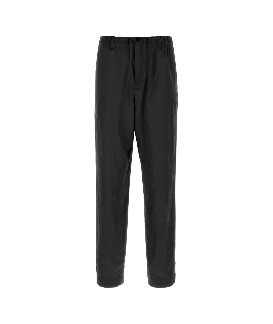 DRIES VAN NOTEN Черные вискозные повседневные брюки, фото 1