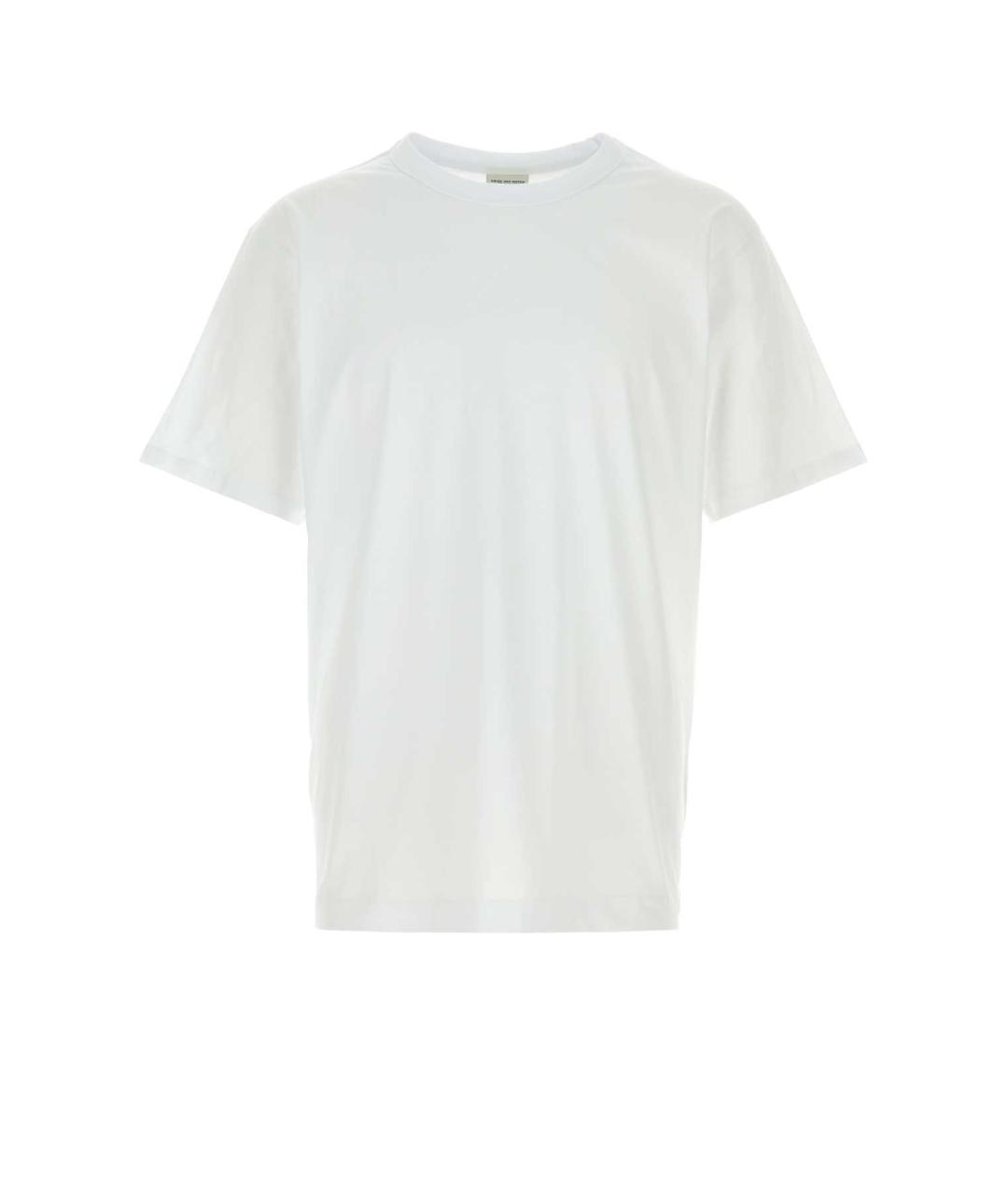 DRIES VAN NOTEN Белая хлопковая футболка, фото 1