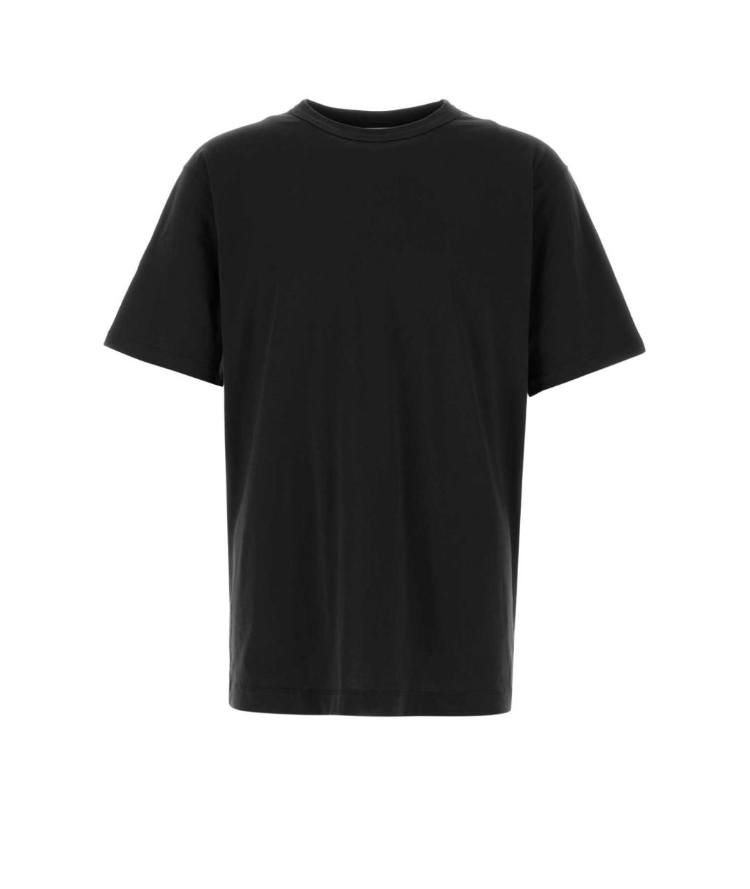 DRIES VAN NOTEN Черная хлопковая футболка, фото 1