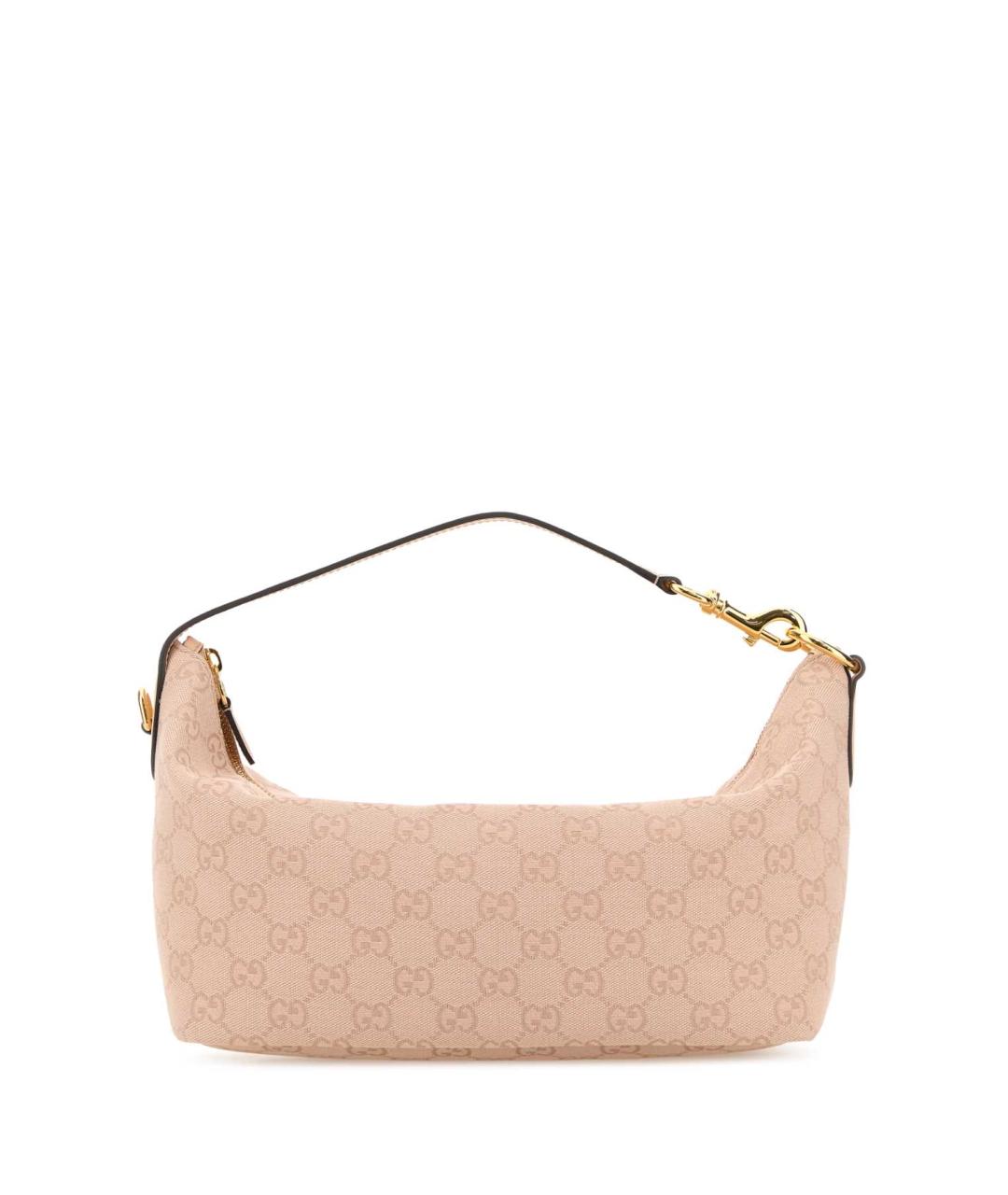 GUCCI Розовая тканевая сумка с короткими ручками, фото 1