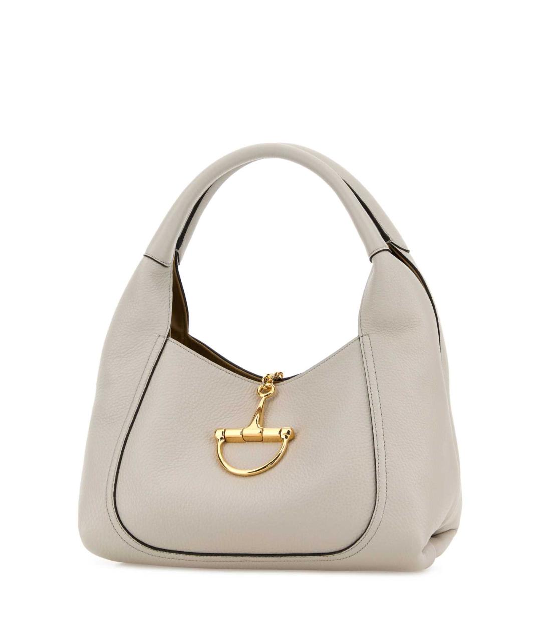 GUCCI Серая кожаная сумка через плечо, фото 2