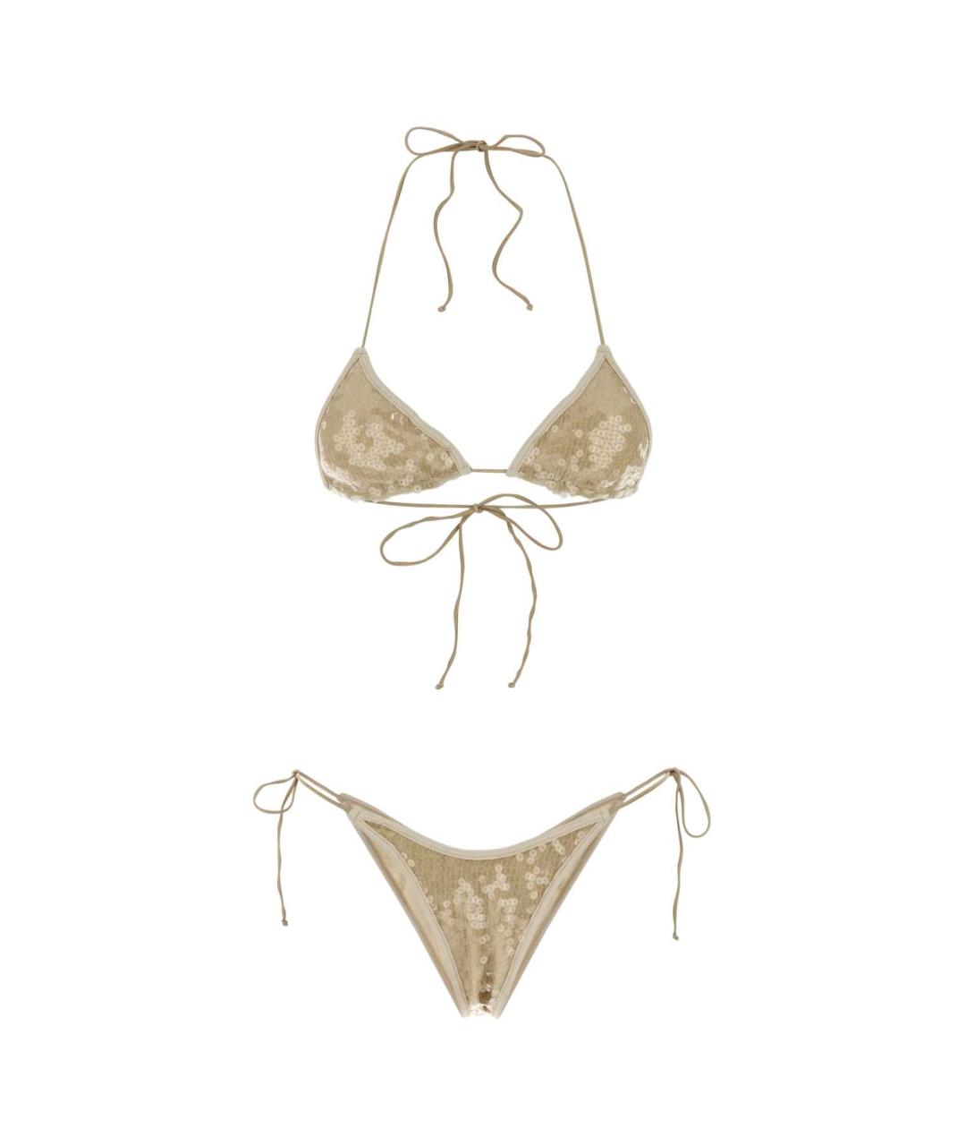 OSEREE Бежевый полиэстеровый купальник, фото 1