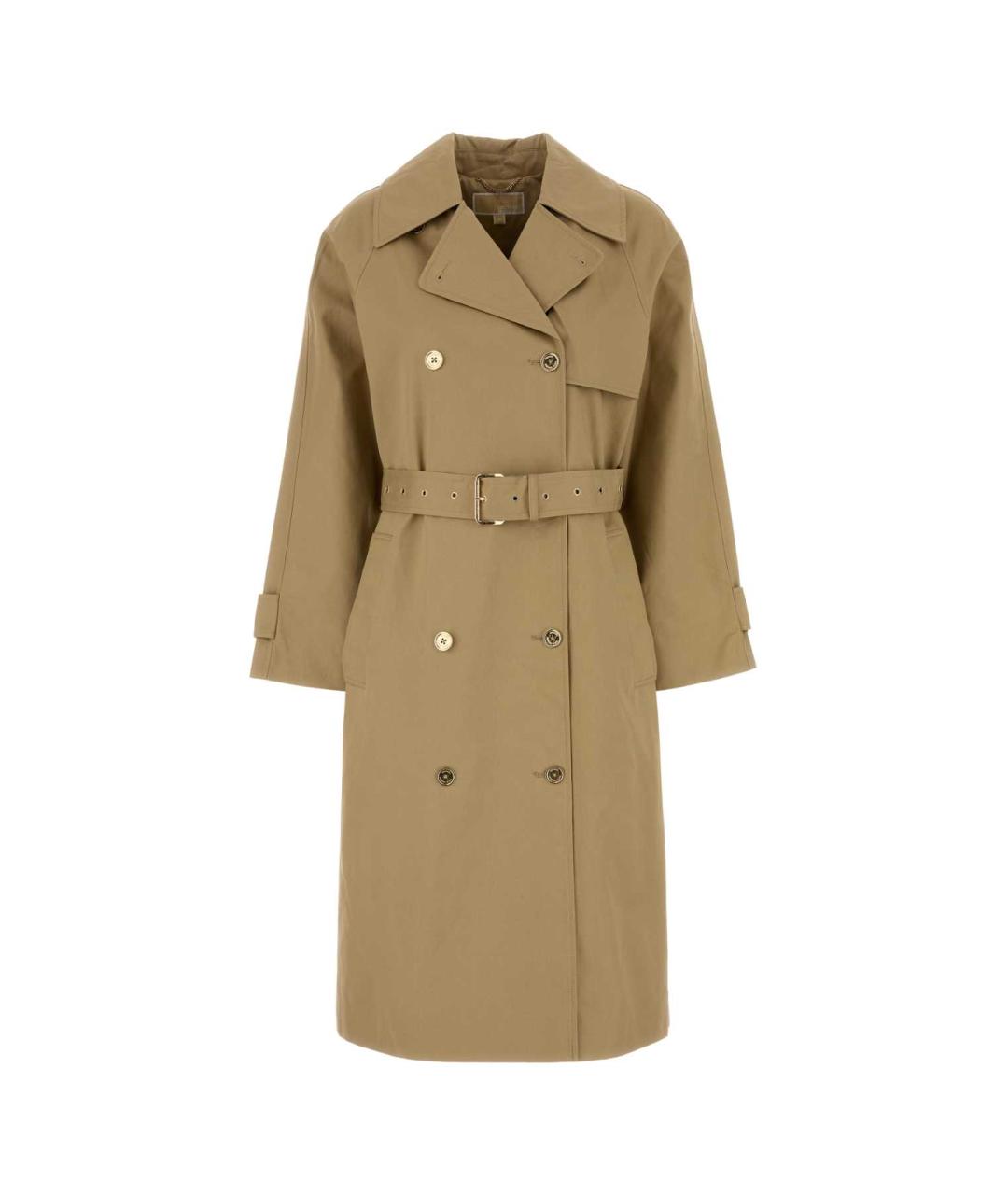 MICHAEL KORS Бежевый хлопковый тренч/плащ, фото 1