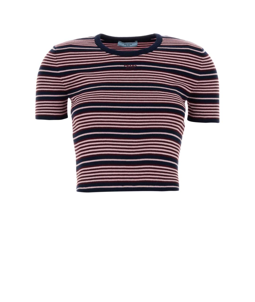 PRADA Мульти хлопковая футболка, фото 1