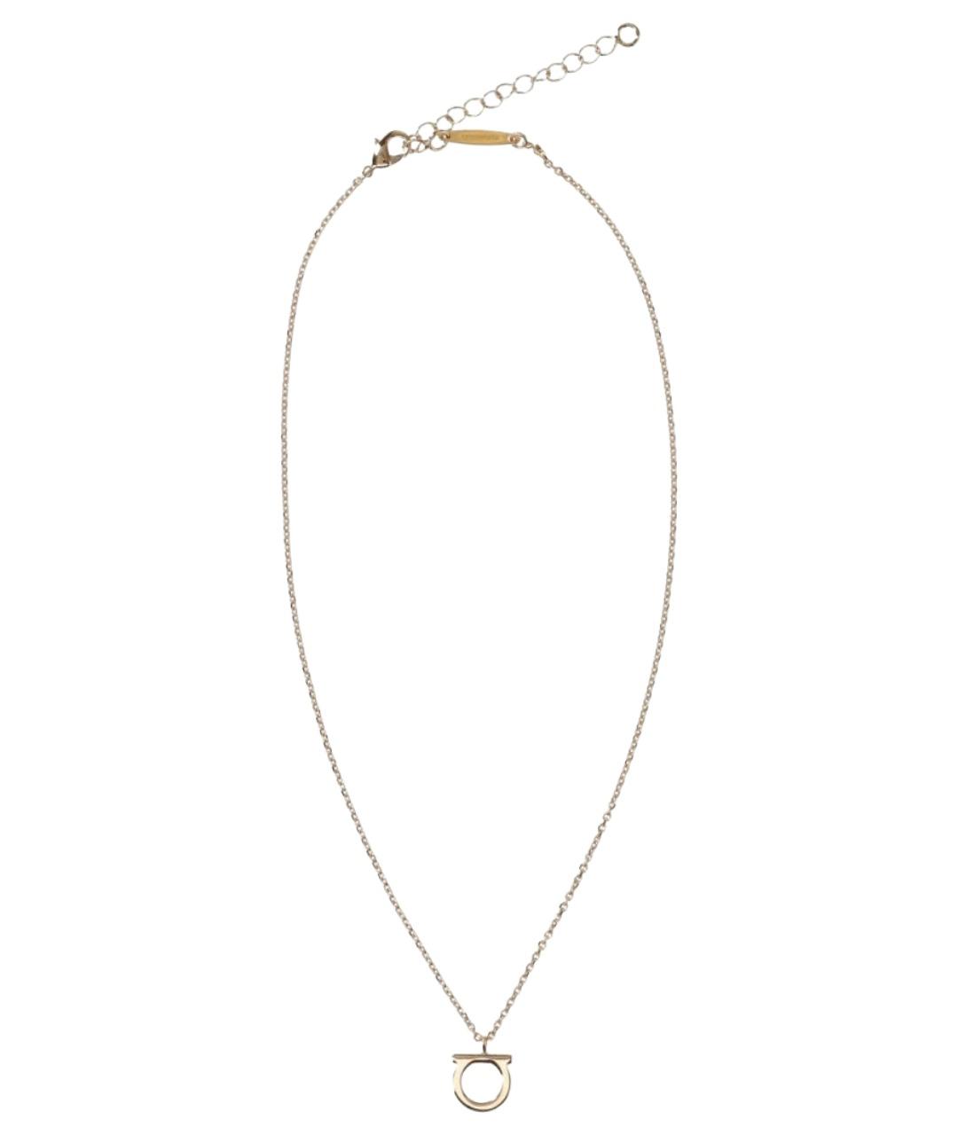 FERRAGAMO Золотая металлическая подвеска, фото 1