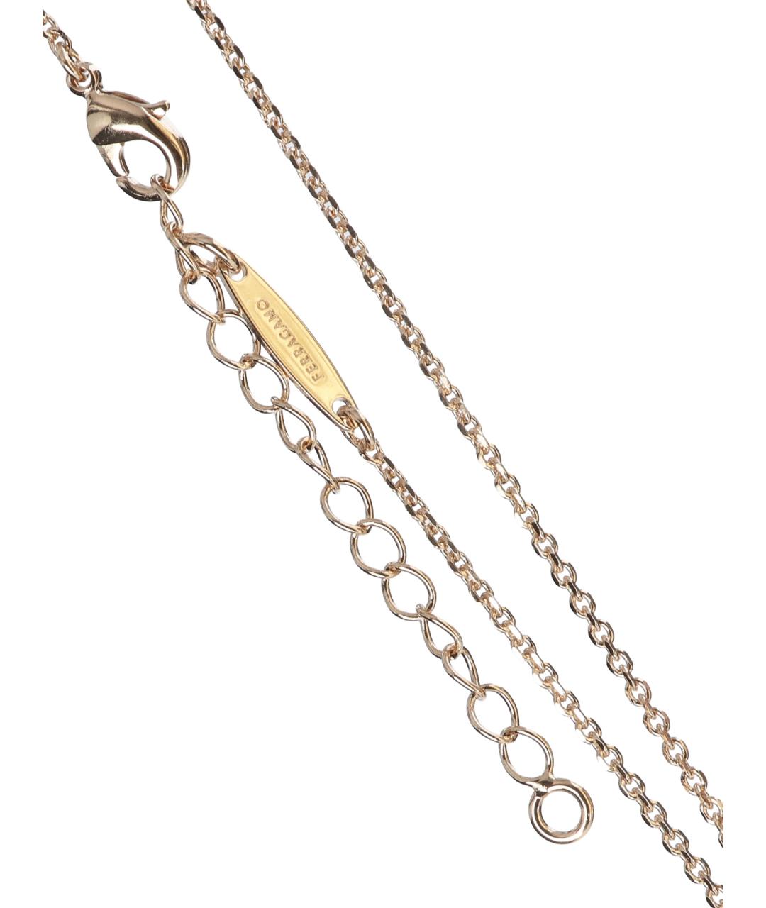 FERRAGAMO Золотая металлическая подвеска, фото 2