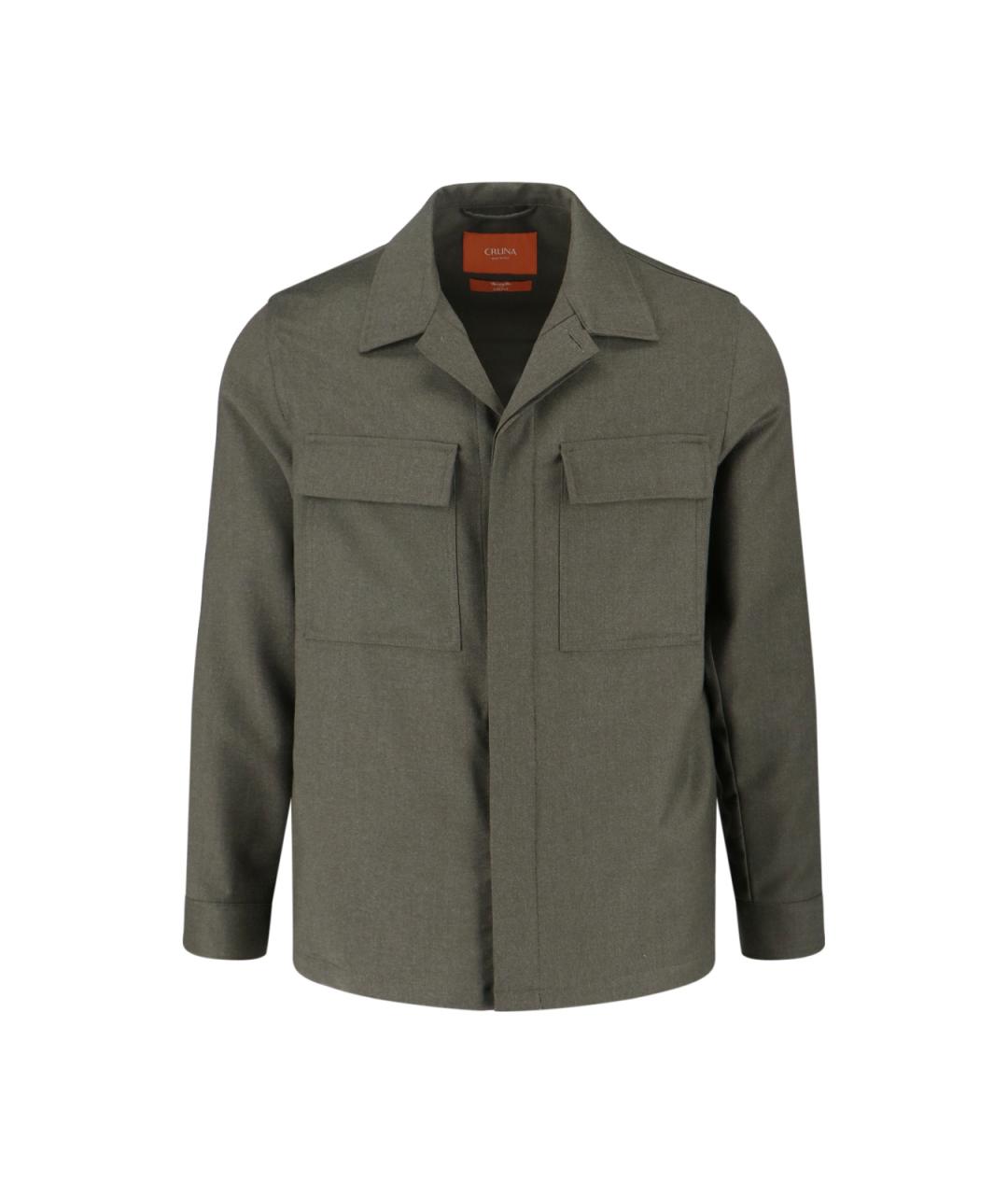 Cruna Зеленая кэжуал рубашка, фото 1