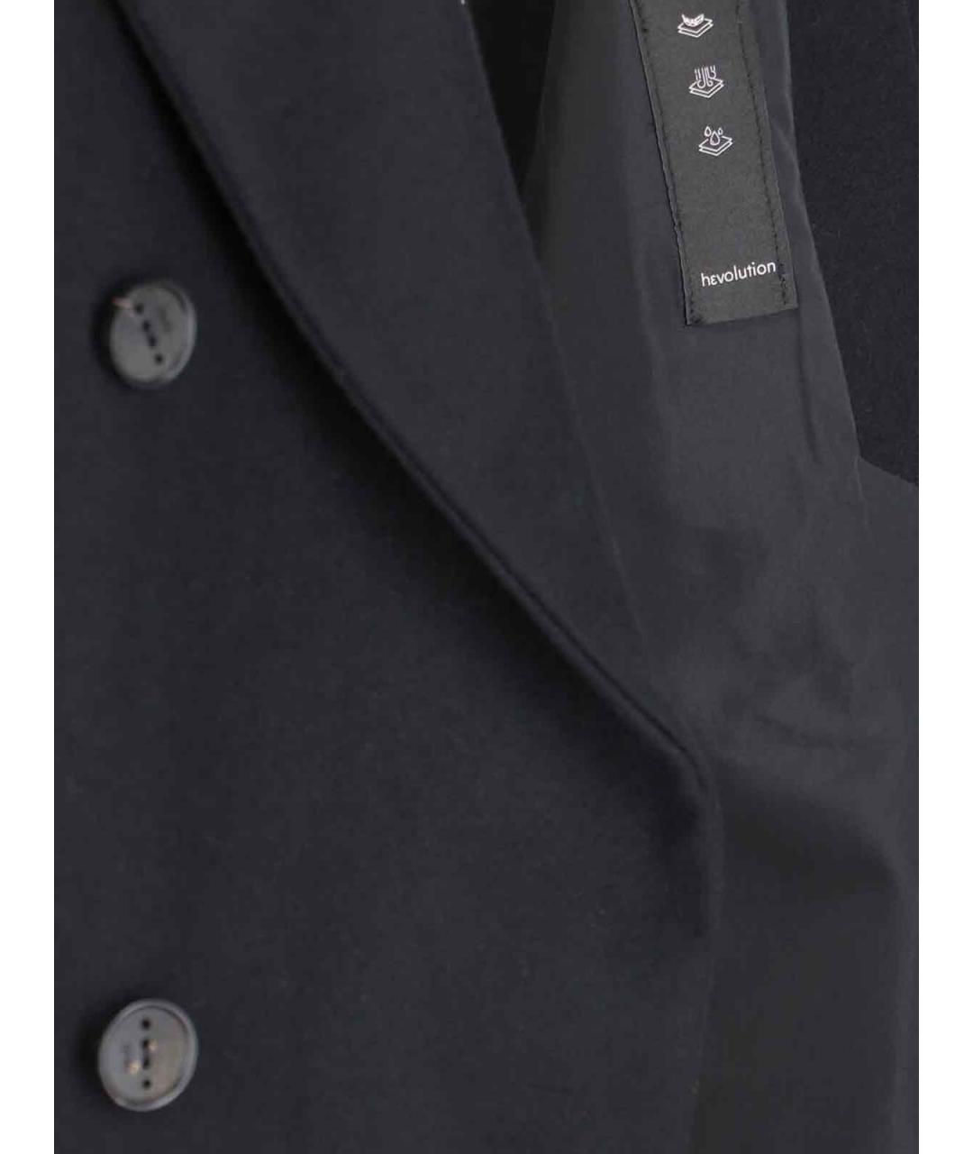 HEVO Черный шерстяной пиджак, фото 5
