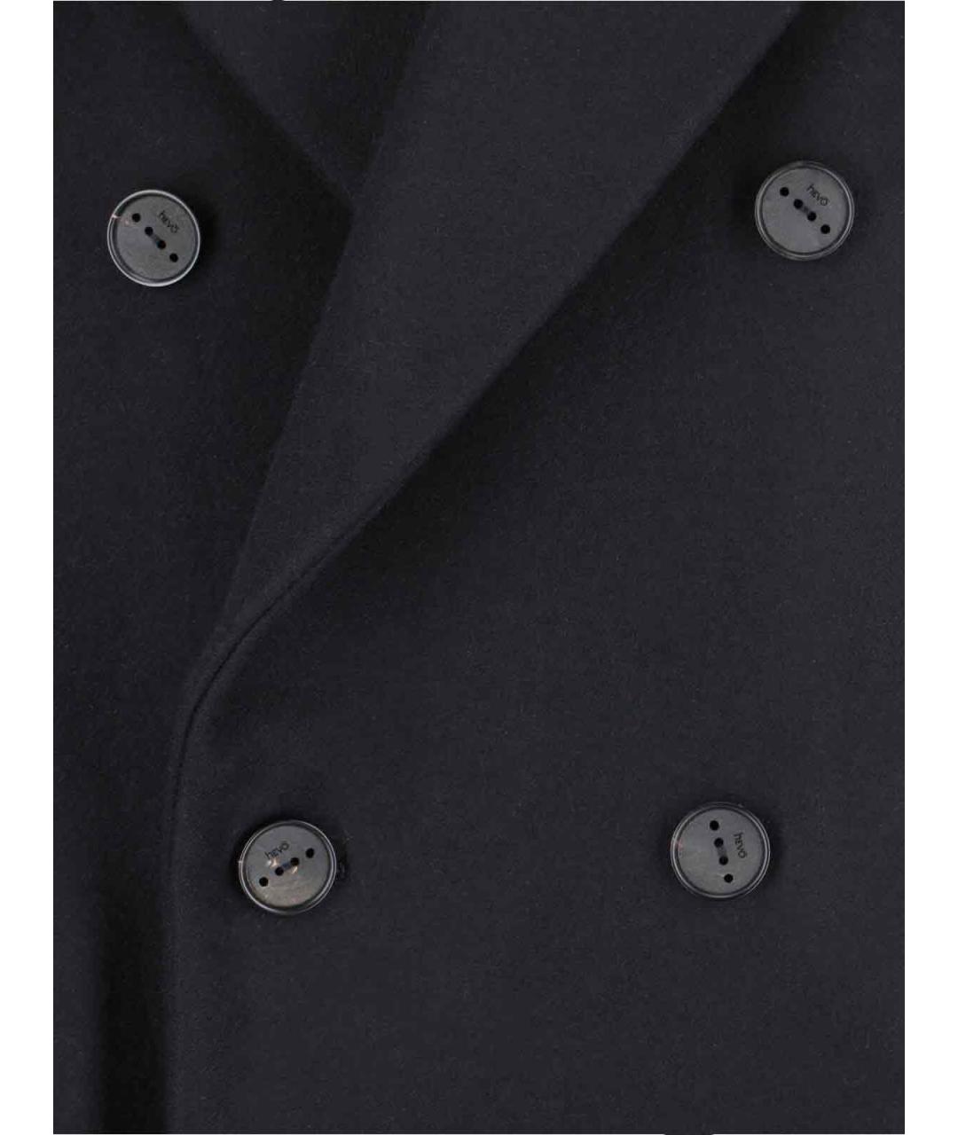 HEVO Черный шерстяной пиджак, фото 4