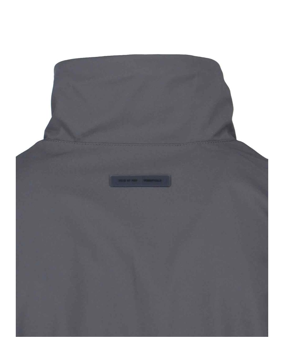 FEAR OF GOD ESSENTIALS Серая полиамидовая куртка, фото 4