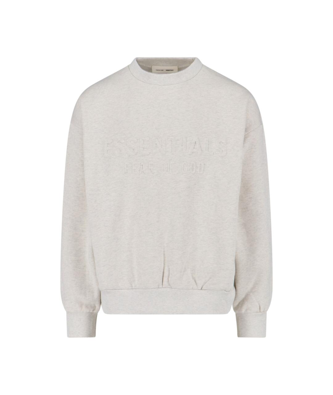 FEAR OF GOD ESSENTIALS Серый хлопковый джемпер / свитер, фото 1