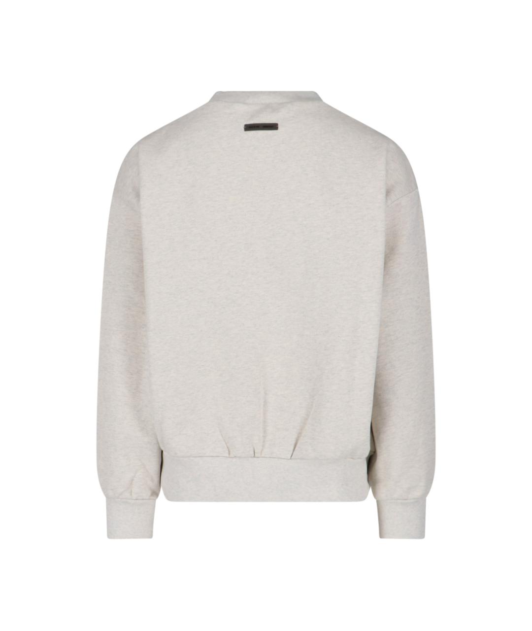 FEAR OF GOD ESSENTIALS Серый хлопковый джемпер / свитер, фото 2