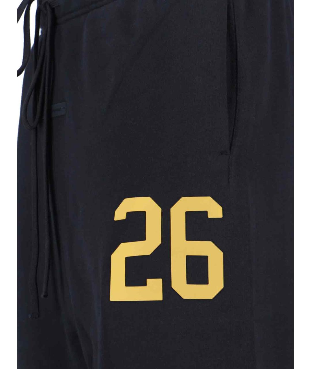 FEAR OF GOD ESSENTIALS Черные хлопковые повседневные брюки, фото 4