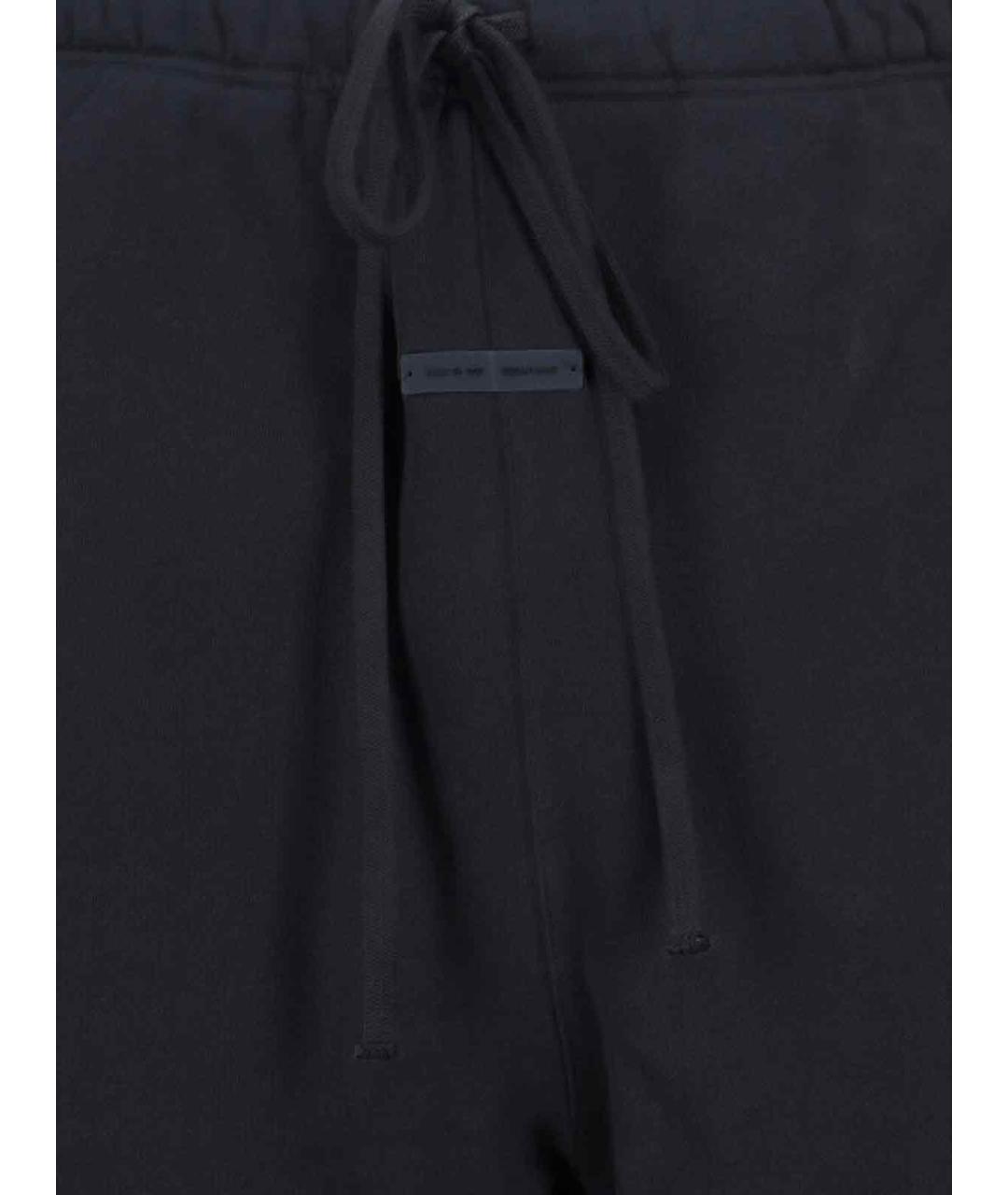 FEAR OF GOD ESSENTIALS Черные хлопковые повседневные брюки, фото 5
