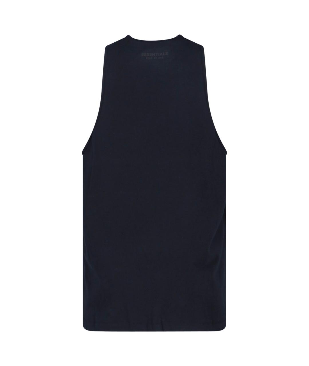 FEAR OF GOD ESSENTIALS Черная хлопковая майка, фото 2