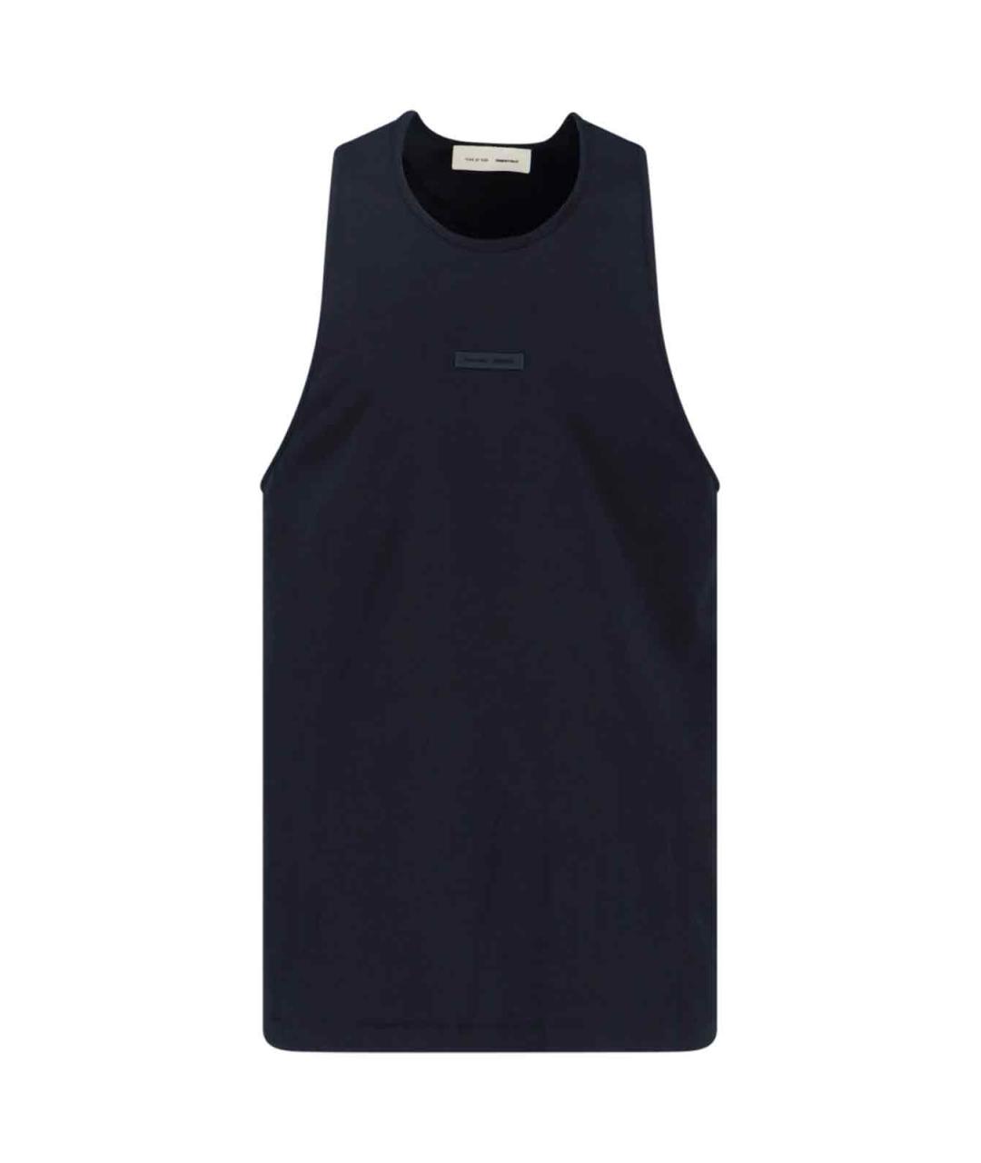 FEAR OF GOD ESSENTIALS Черная хлопковая майка, фото 1