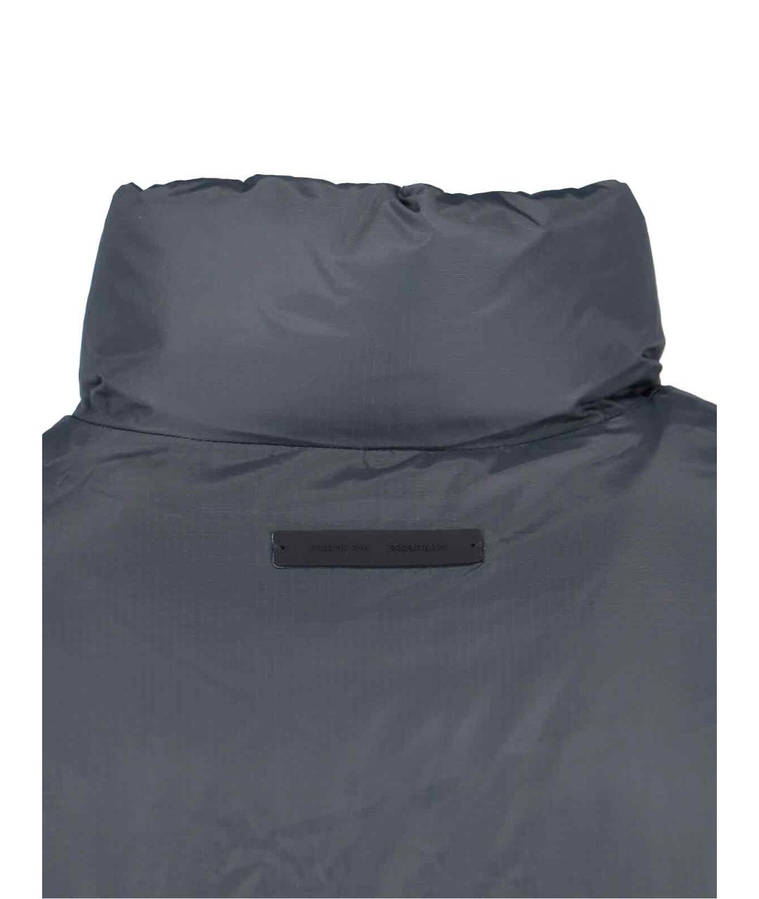 FEAR OF GOD ESSENTIALS Серая полиамидовая куртка, фото 4