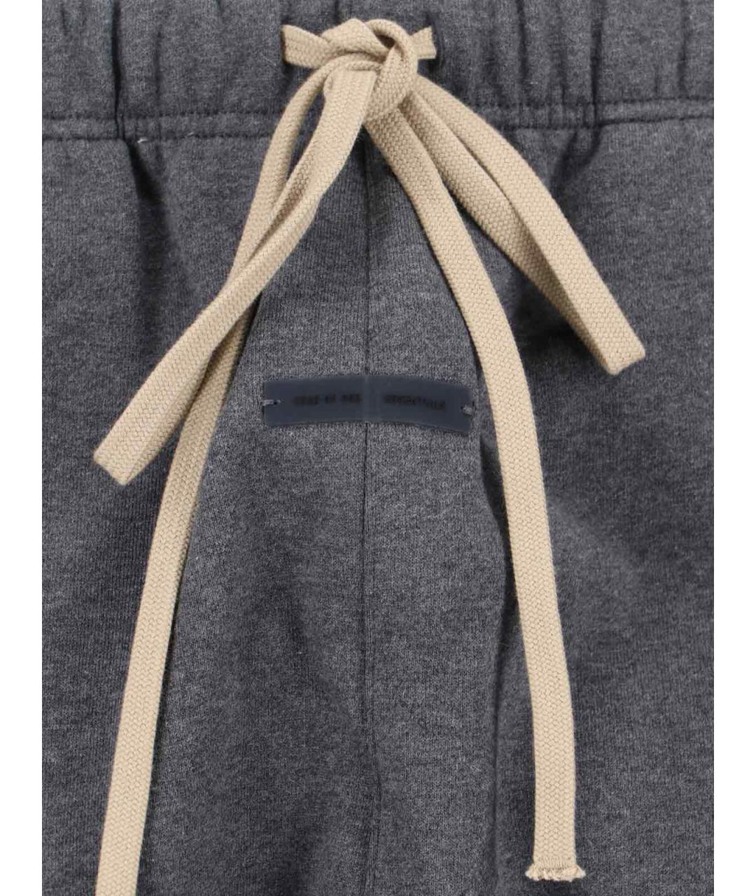 FEAR OF GOD ESSENTIALS Серые хлопковые повседневные брюки, фото 5