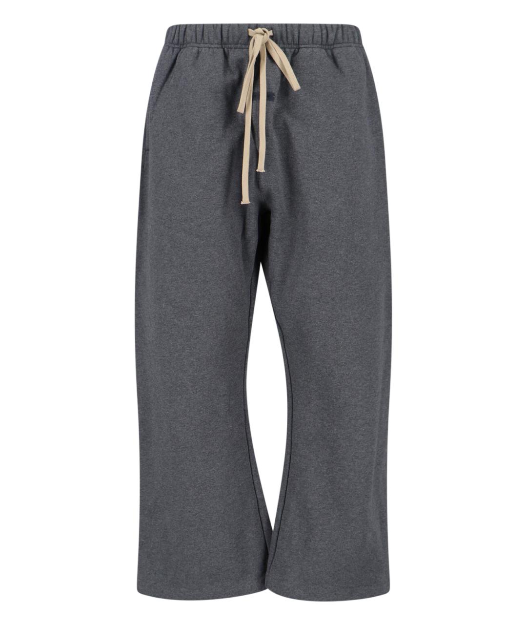 FEAR OF GOD ESSENTIALS Серые хлопковые повседневные брюки, фото 1