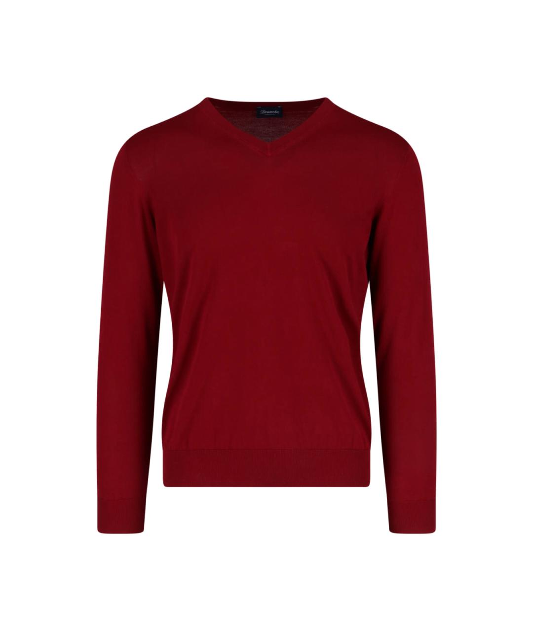Drumohr Красный хлопковый джемпер / свитер, фото 1