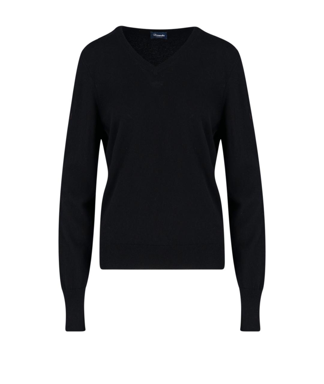 Drumohr Черный кашемировый джемпер / свитер, фото 1