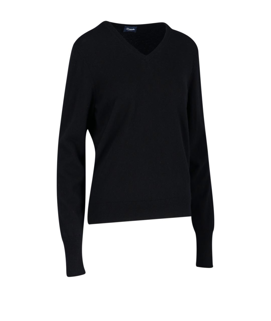 Drumohr Черный кашемировый джемпер / свитер, фото 2