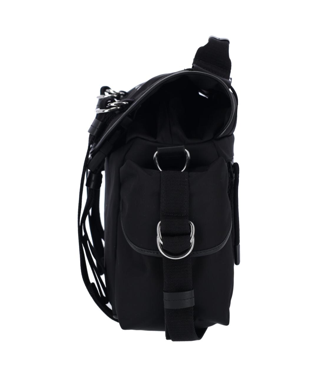 MAISON MARGIELA Черная синтетическая сумка тоут, фото 5